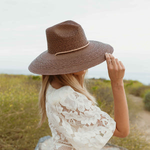 Lack of Color | Scalloped Dolce Hat | Natural Women's Straw Sun Hat | 61cm (XL) | Designer Hats | Express Shipping Available